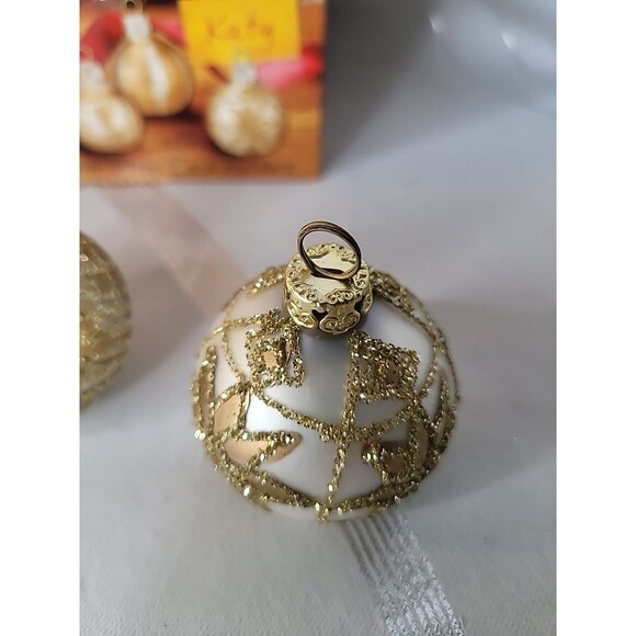 20 Giftco Christmas Holiday Glitter Ornament Place Card Holders 2" Tall w Boxes - Picture 6 of 15